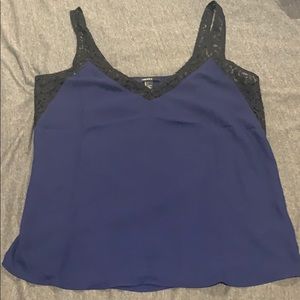 FINAL PRICE: Blue and black cami